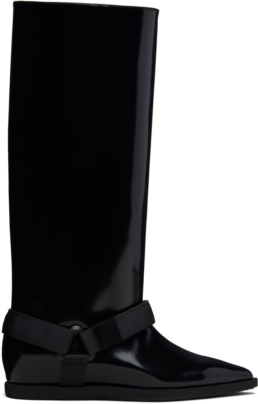 Sneakers och skor sacai sacai Belted Tall Boots Svart | 25-08249