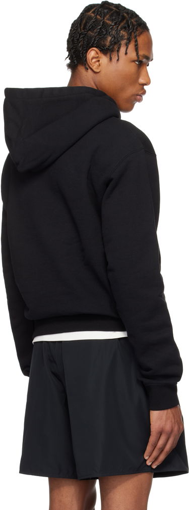 Sweatshirt Jil Sander Jil Sander Logo Hoodie Svart | J47GU0129_J20039, 2