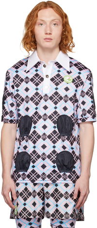 Chopova Lowena Check Polo with Pockets