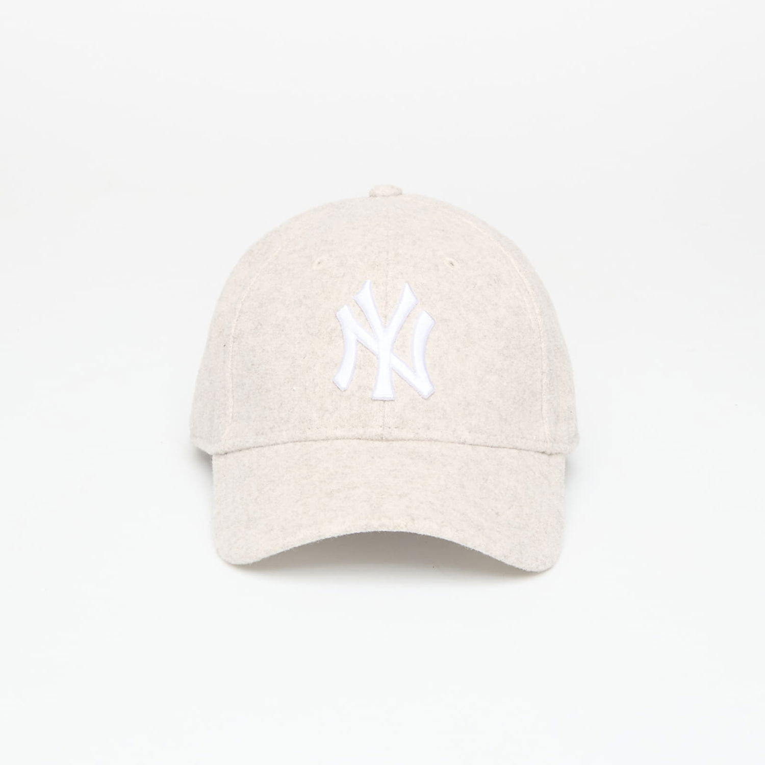 Keps New Era New York Yankees MLB Melton Wool 9FORTY Adjustable Universal Cap Beige | 60758974, 0