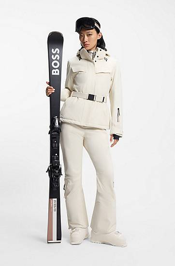 Jacka BOSS Ski Water-Repellent Regular-Fit Jacket Vit | 50549047, 1