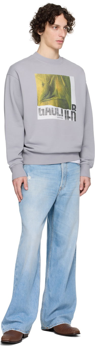 Sweatshirt Jean Paul Gaultier Jean Paul Gaultier Printed Cotton Crew Sweatshirt Grå | 25/03-W-TO295-J003-134812, 3