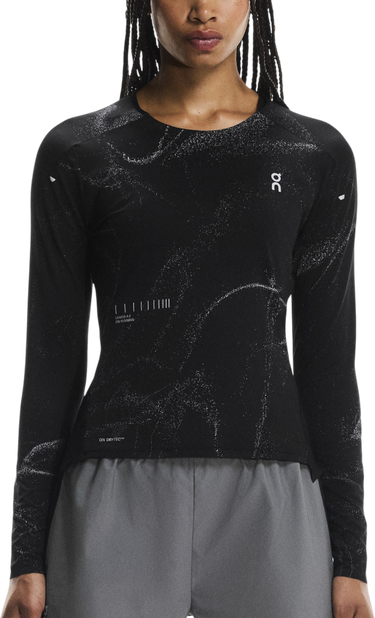 T-shirt On Running Long-Sleeve Performance T-Shirt Lumos DryTec Svart | 1wf30280553, 0