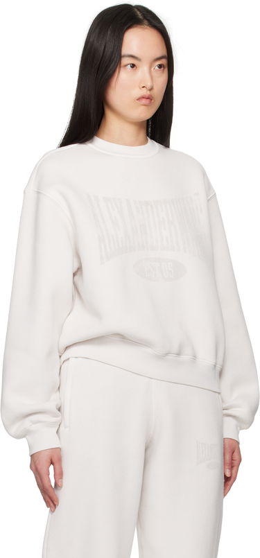 Sweater Alexander Wang Alexander Wang Distressed Logo Sweatshirt Grå | 4CC2251539, 4