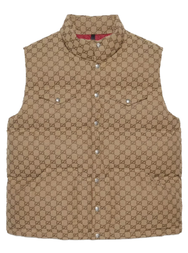 Väst Gucci The North Face x Down Vest Beige | 670768 Z8APY 2190