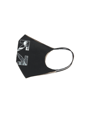 Tillbehör Off-White Caravaggio Arrow Simple Mask Svart | OMRG003F21FAB003 1009, 3