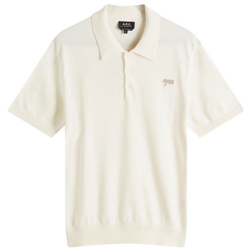 Polotröja A.P.C. A.P.C. Gregorio Knitted Polo Vit | COGDK-H23393-AAC