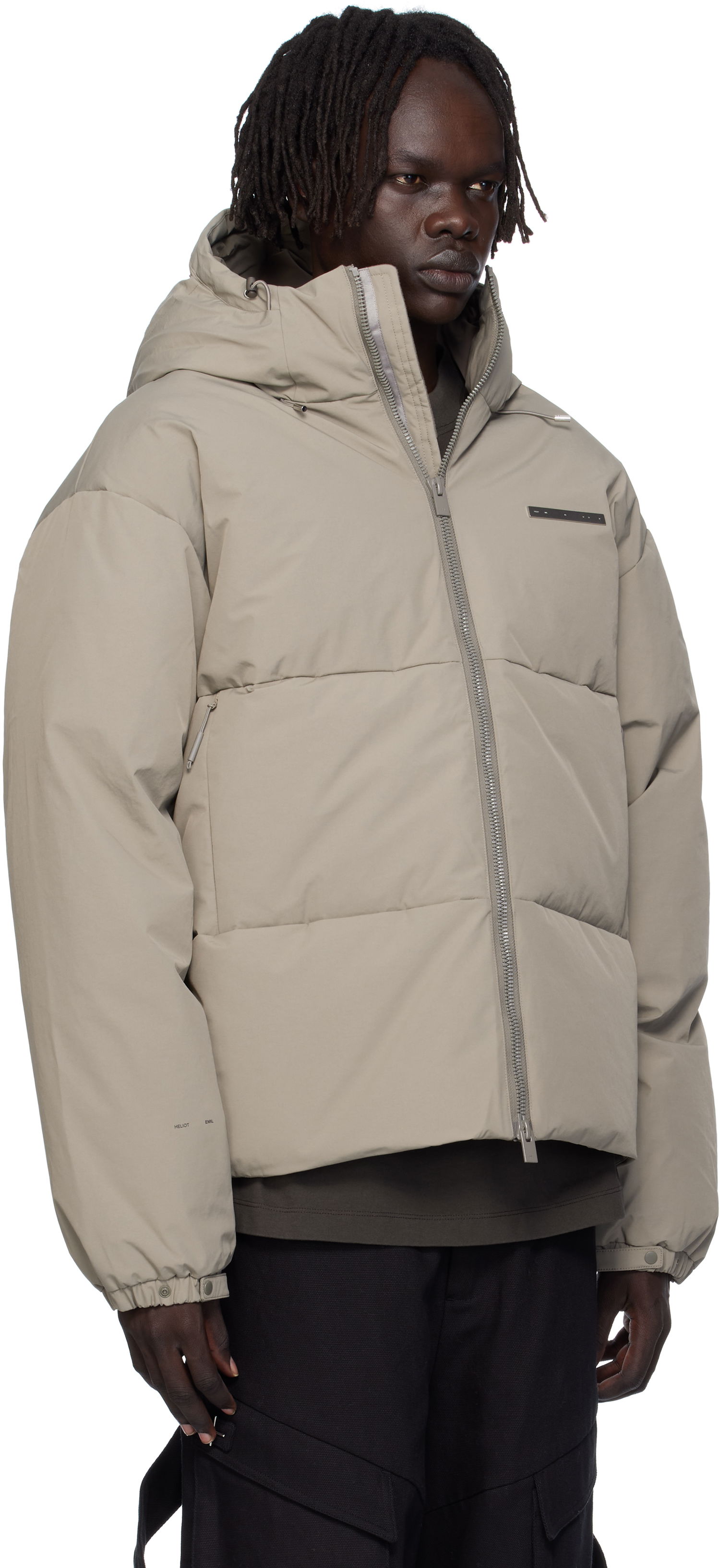 Pufferjacka HELIOT EMIL Velum Down Jacket Beige | AW25_M_02_093_DST19_CO, 1