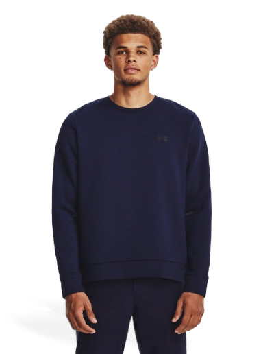 Sweatshirt Under Armour Unstoppable Crewneck Mörkblå | 1381688-410