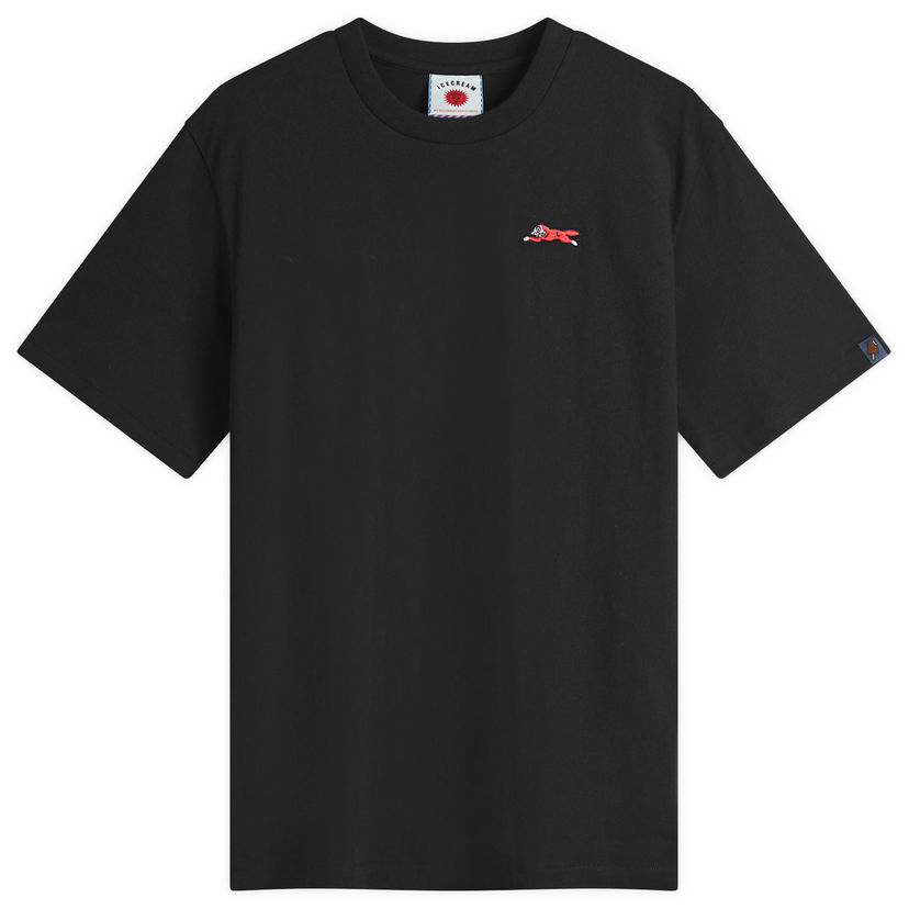 T-shirt BBC IceCream ICECREAM Running Dog T-Shirt, Size Large Svart | IC25152-BLK
