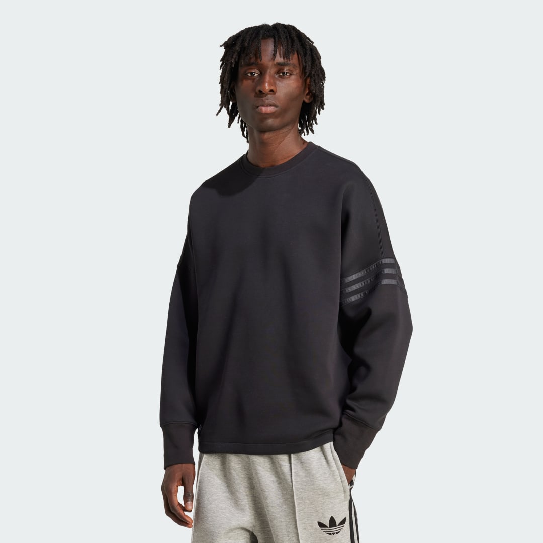 Sweatshirt adidas Performance Neuclassics Oversized Crew Sweatshirt Svart | JW7918, 0