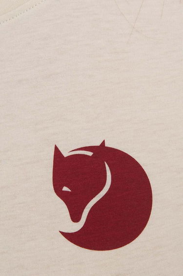 T-shirt FJÄLLRÄVEN Fox Boxy Logo Vit | F87153-113, 4