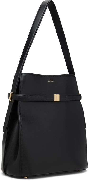 Handväska TOTEME TOTEME Leather Bucket Bag with Belt Brun | 244-WAL0048-LE0025, 4