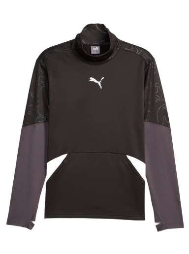 T-shirt Puma Winterized Football Top Svart | 658510-03