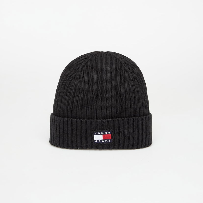 Mössa Tommy Hilfiger Tommy Hilfiger TJM Heritage Core Beanie Svart | AM0AM13669-BDS