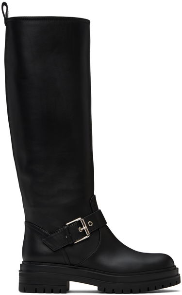 Sneakers och skor Gianvito Rossi Thiago Tall Leather Boots Svart | G80151-20GOM-VGI, 0