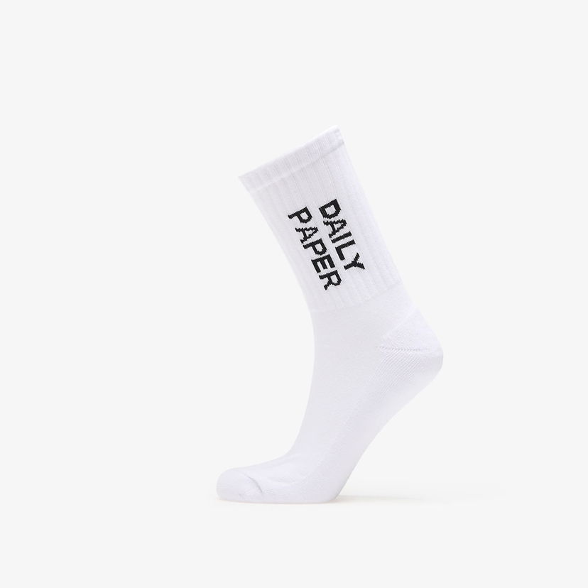 Strumpor DAILY PAPER Daily Paper Logotype Socks Vit | 2511165