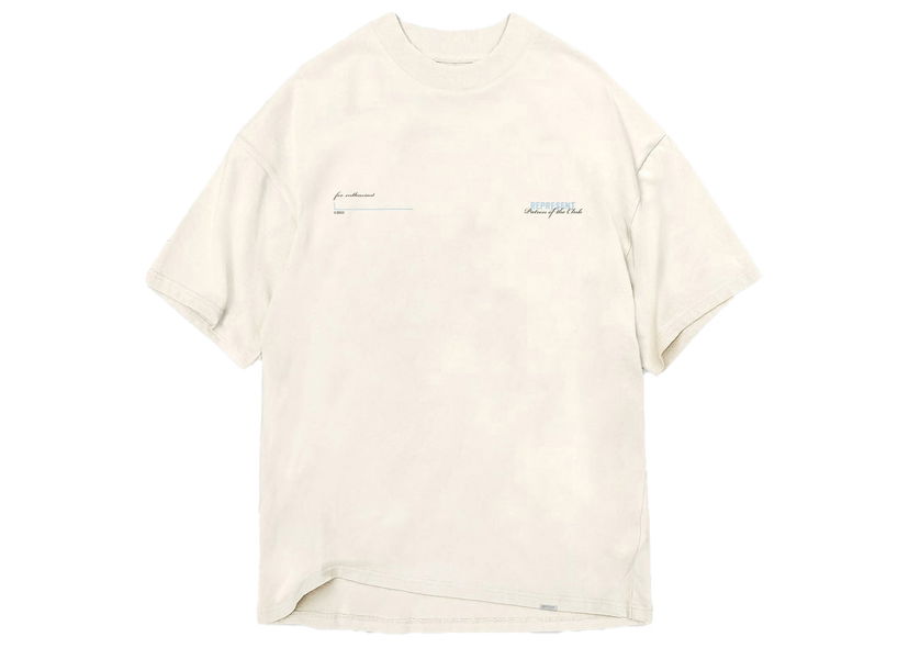 T-shirt Represent Clo Represent Patron Of The Club T-Shirt Flat White Beige | MLM488-477
