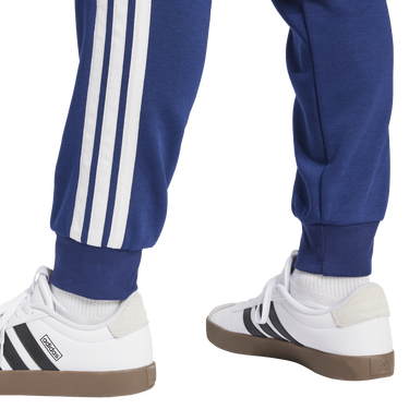 Träningsbyxor adidas Performance 3-Stripes Fleece Track Pants Blå | JD1859, 4