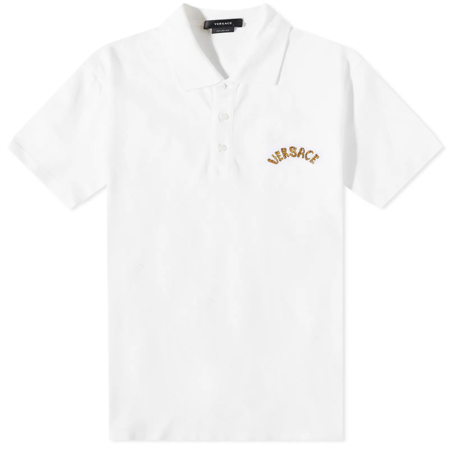 Polotröja Versace Logo Polo White Vit | 1010639-1A07698-1W000, 0