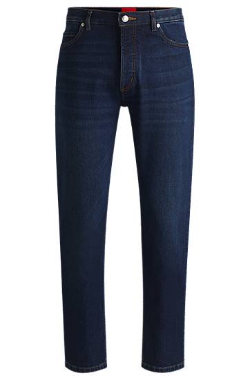 Jeans BOSS Tapered-Fit Stretch Denim Jeans Blå | 50530612, 0