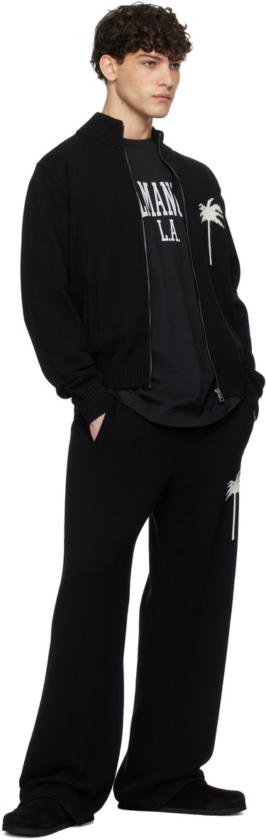 Träningsbyxor Palm Angels Knit Sweatpants Svart | PMHG021S25KNI0011003, 3