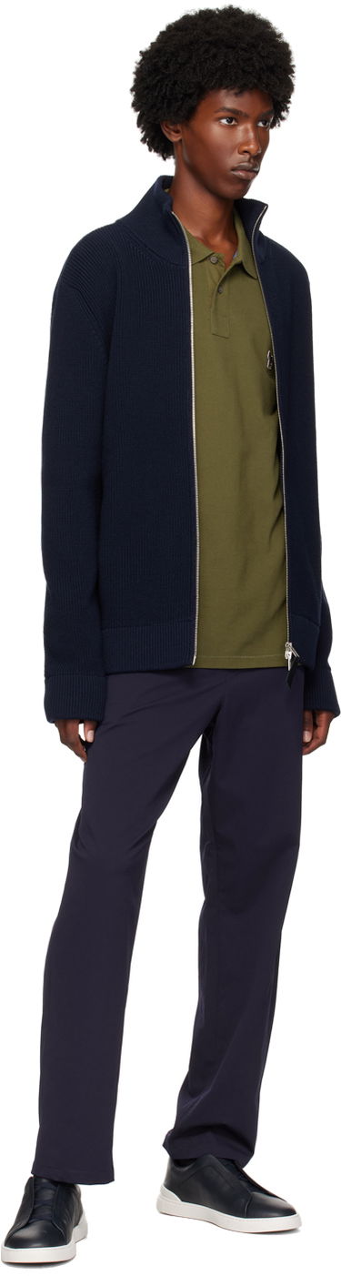 Polotröja Paul Smith PS Paul Smith Zebra Long Sleeve Polo Grön | M2R-115LZ-N20067-36E, 3