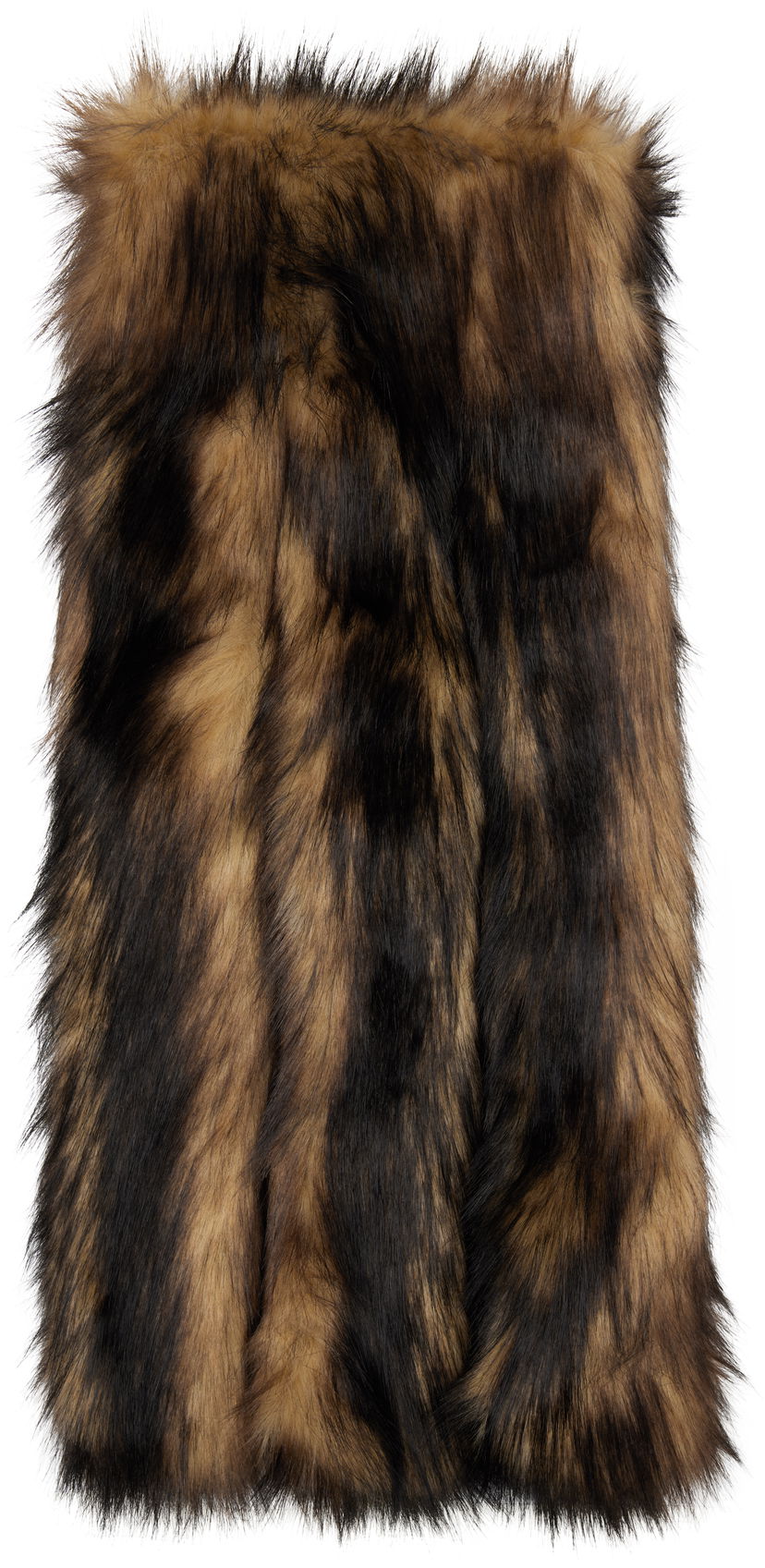 Halsduk Simone Rocha Simone Rocha Triple Slit Faux Fur Scarf Brun | 1038 1255