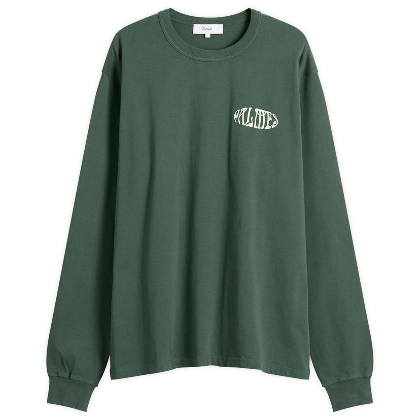 T-shirt Palmes Angels Long Sleeve T-Shirt Grön | P15-0034-777