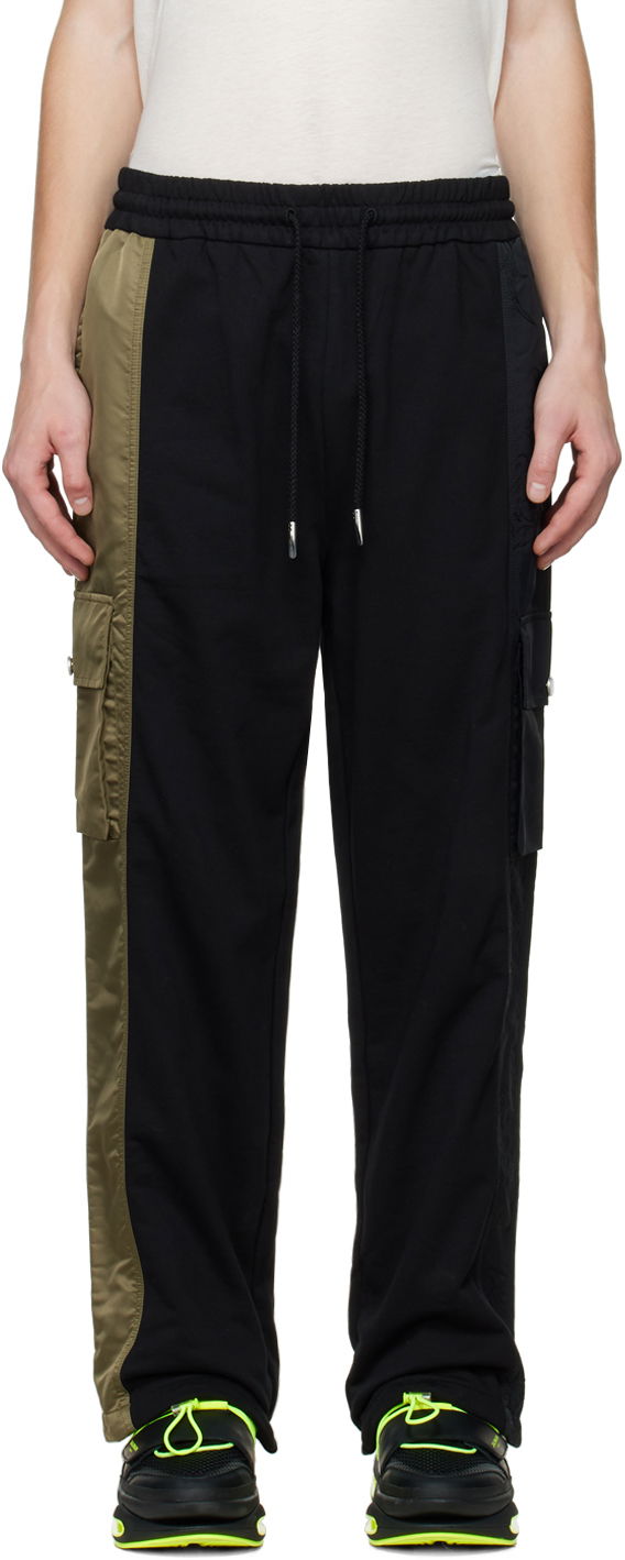 Cargo byxor Feng Chen Wang Feng Chen Wang Contrast Cargo Pants Svart | FMF14TR12