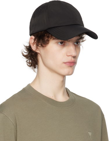 Keps AMI AMI De Coeur Stud Twill Cap Svart | UCP023.PA0007, 3