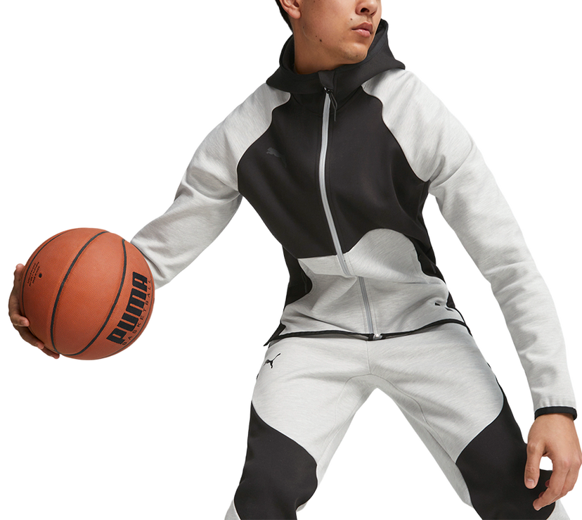 Jacka Puma Hoops Team Dime Jacket Svart | 676638-02