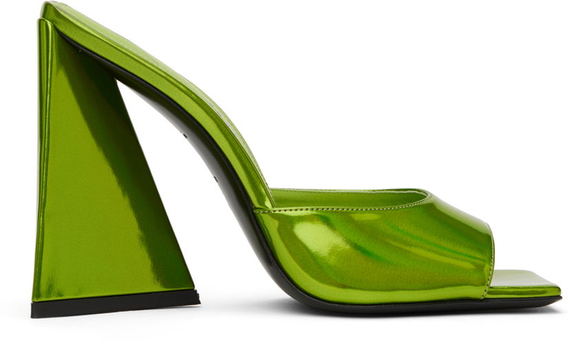 Tillbehör The Attico Attico Devon Mules Grön | 236WS000 E086