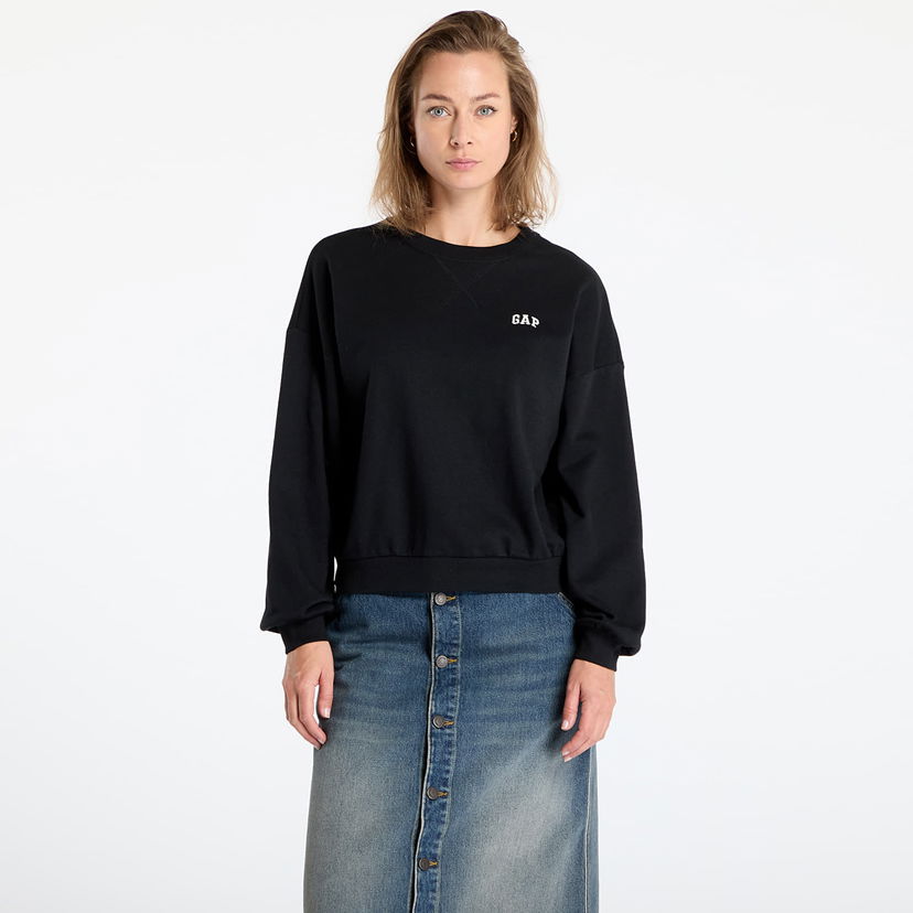 Sweatshirt GAP Mini Logo Hoodie Svart | 476351-03