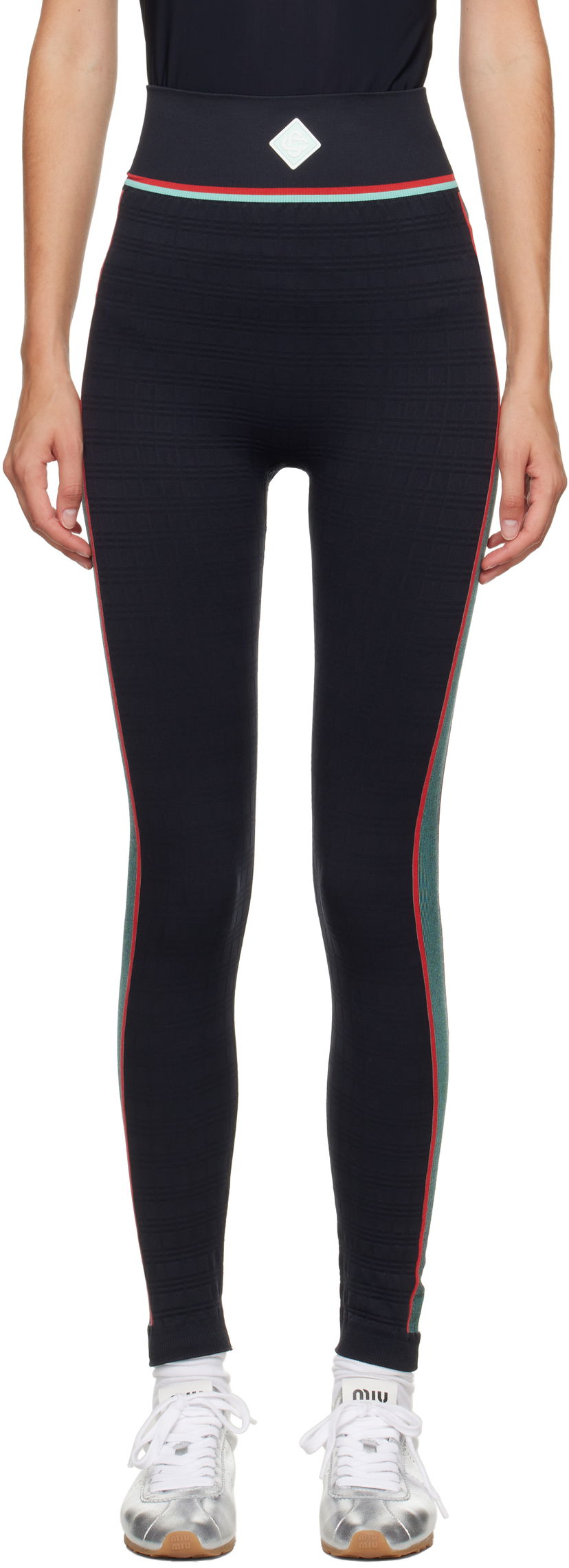 Damasker Casablanca Casablanca Seamless Sport Leggings Flerfärgad | WPF25-ACT-030-01