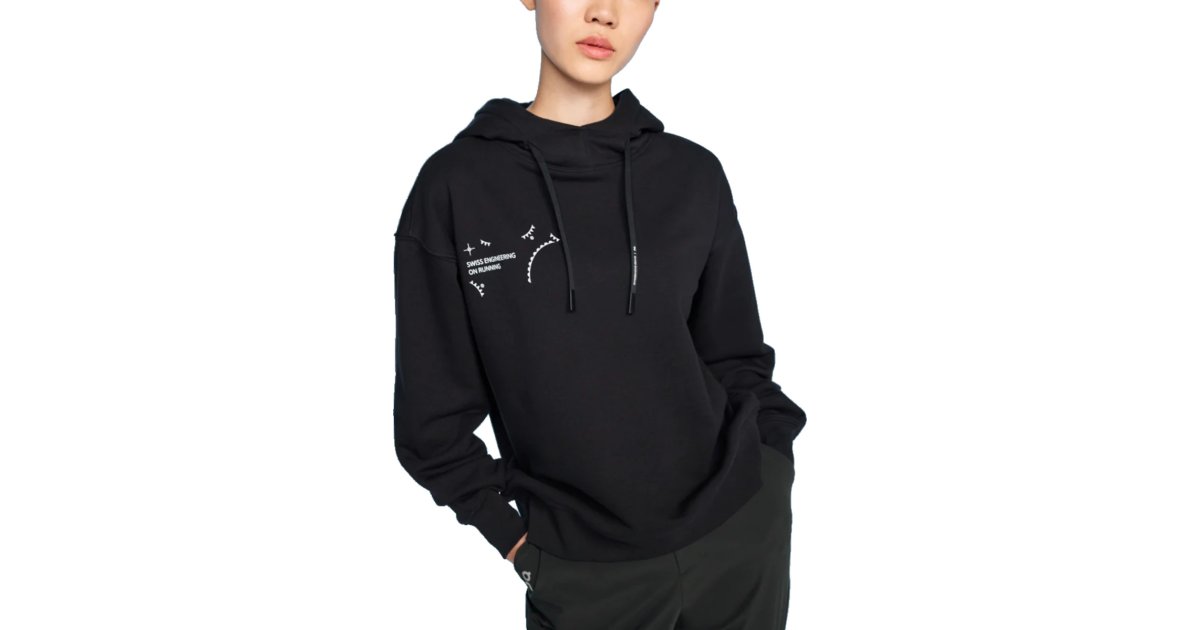 Sweatshirt On Running Club Svart | 1wd30350299, 1