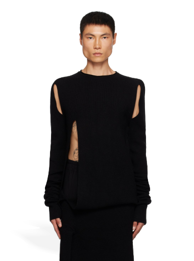 Sweater Rick Owens Banana Sweater Svart | RR02C7688 CHWSR