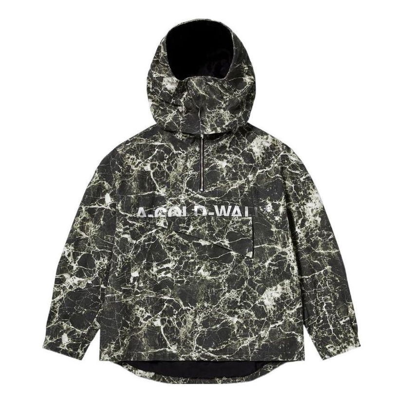 Vindjacka A-COLD-WALL* Marble Print Kagool Jacket Svart | ACWMO133