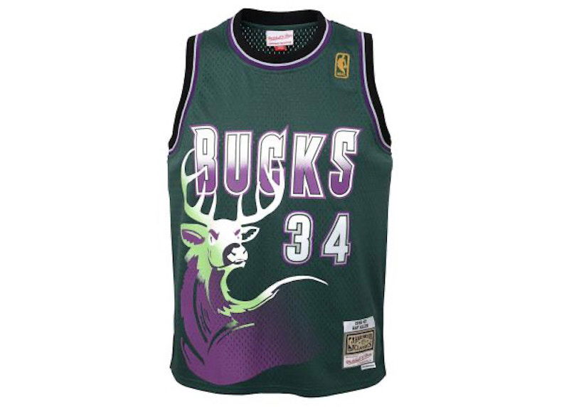 Jersey Mitchell & Ness Mitchell & Ness NBA Milwaukee Bucks Ray Allen Swingman Jersey Grön | 9N2B7BLT0-BCKRA-Y96, 0