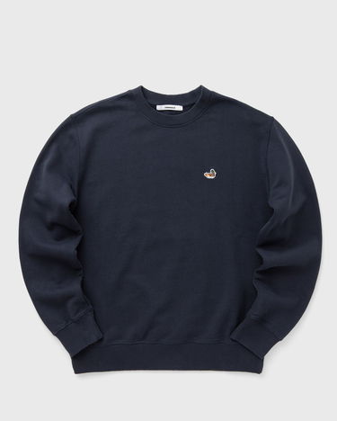 Sweatshirt Edmmond Studios Crewneck Sweatshirt with Duck Patch Mörkblå | 325-40-02590, 1