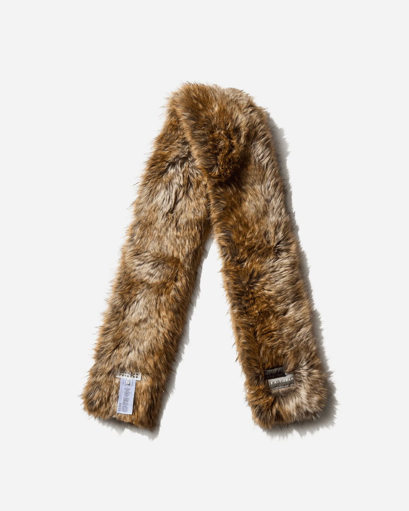 Halsduk Maison Margiela Faux Fur Scarf Brun | SH0TE0001 001F