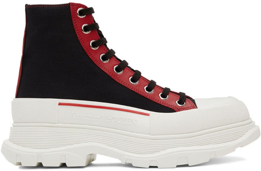 Sneakers och skor Alexander McQueen Tread Slick High Sneakers Svart | 711105W4TGD, 0
