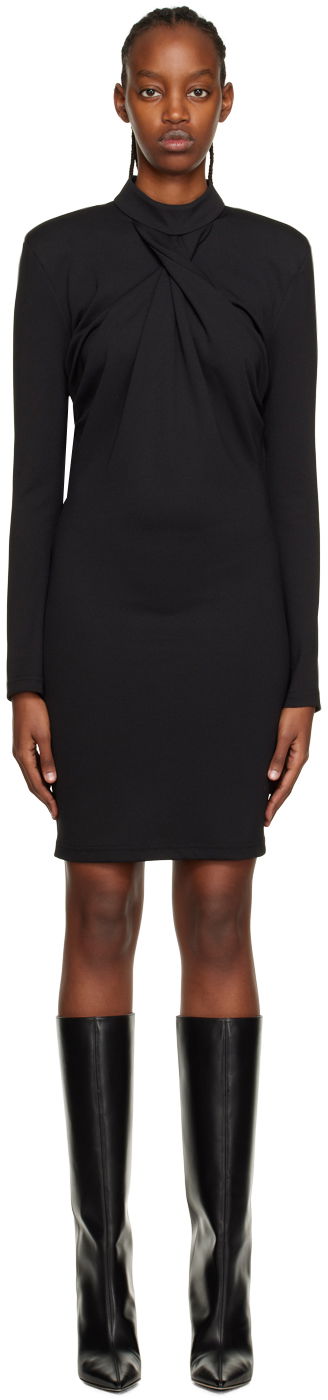 Klä Han Kjøbenhavn Han Kjobenhavn Twisted Mini Dress Svart | W-131613