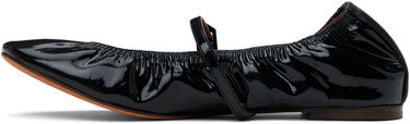 Kläder LANVIN Lanvin Mary Jane Glossy Leather Ballerinas Svart | FW-BAMB05-GLOS-H24, 2