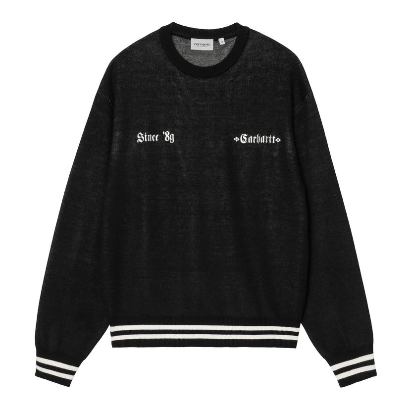 Sweater Carhartt WIP Greatest Hits Black Sweater Svart | I034389_9