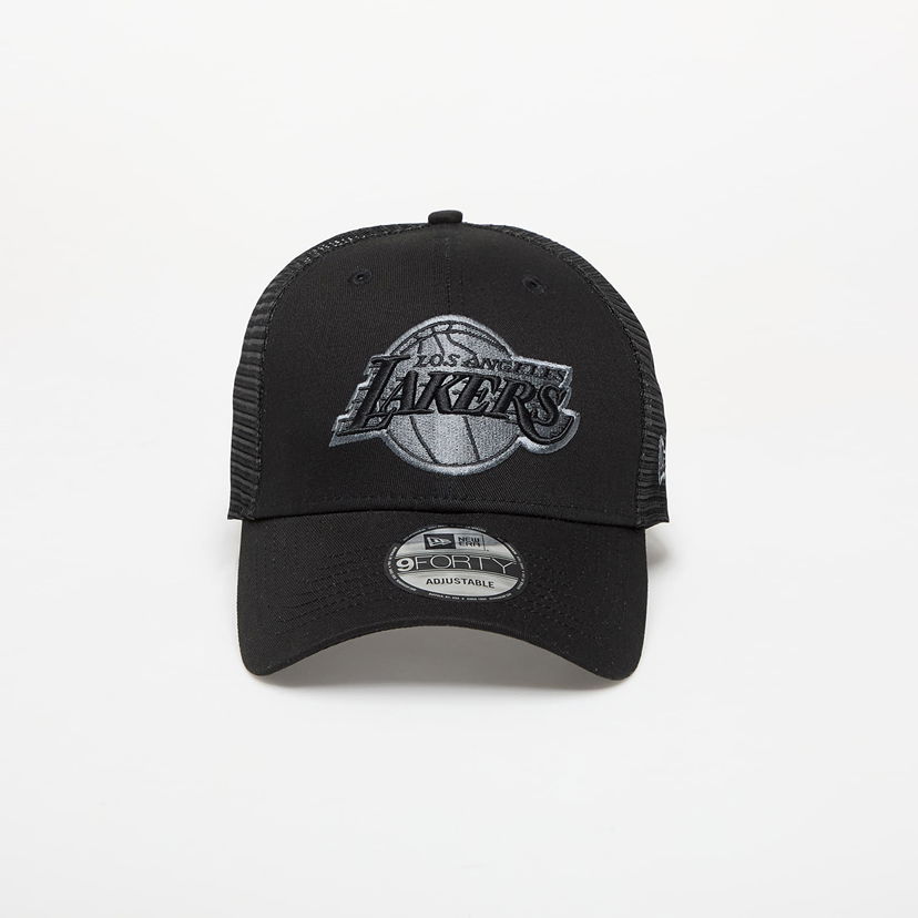 Keps New Era Los Angeles Lakers NBA 9FORTY Trucker Adjustable Cap Svart | 60667432