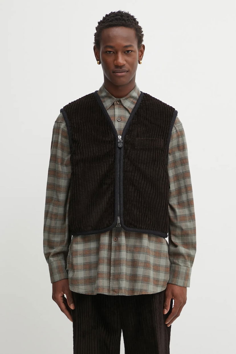 Väst OUR LEGACY Our Legacy Corduroy Vest Svart | M4251TP