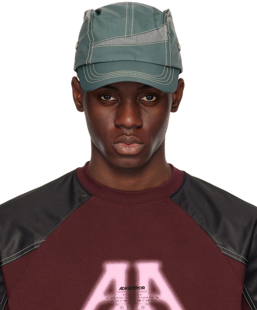 Keps ADER ERROR Contrast Stitch Baseball Cap Grön | BN01SSHW0202GR