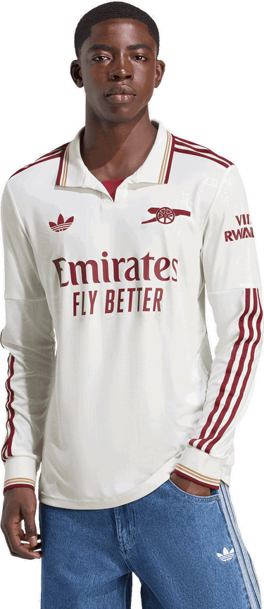 Jersey adidas Originals adidas Originals FC Arsenal London Long Sleeve 3rd Jersey Vit | ji9524, 4