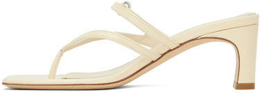Kläder Aeyde Aeyde Giselle Heeled Thong Sandals Beige | A11-HS-GLIS55TB27-SS24-100-028, 2
